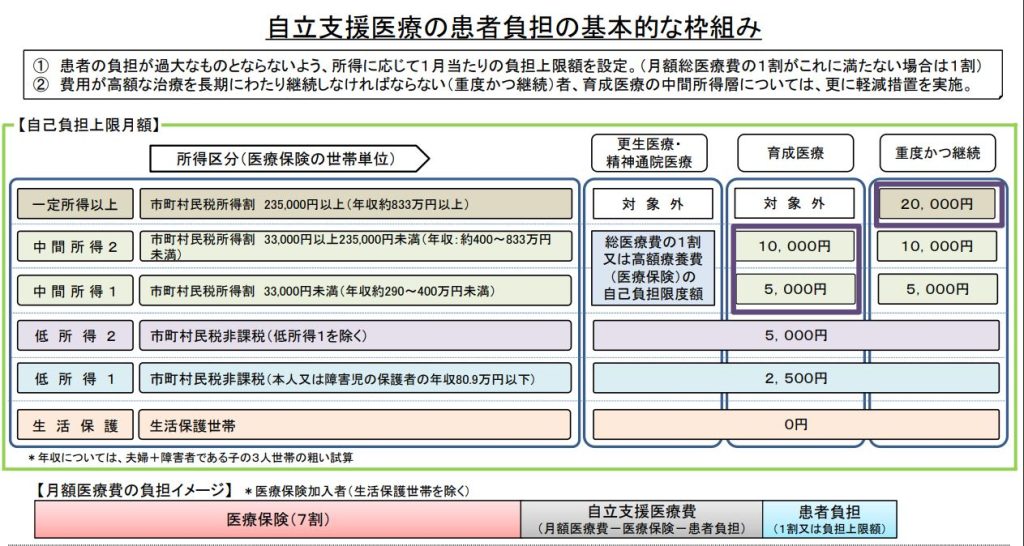 厚生労働省による自立支援医療制度（精神通院医療）の概要説明