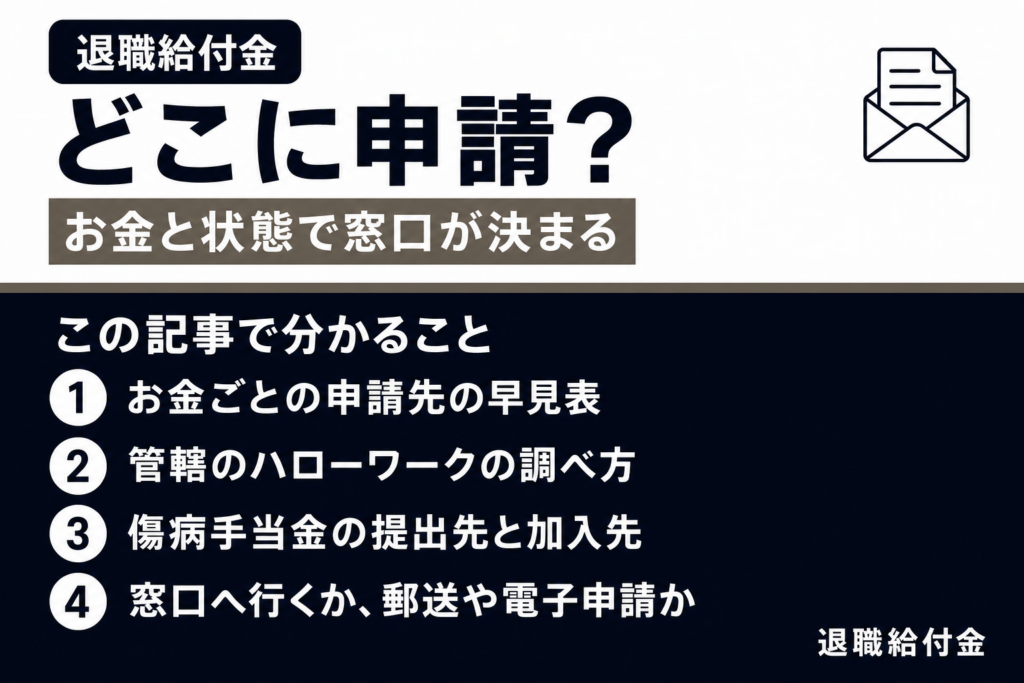 退職給付金はどこに申請？（この記事で分かること）